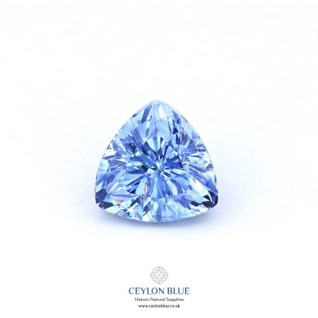 Blue Sapphire Unheated Electric Blue Trillion Shape 2p30 CB 0257