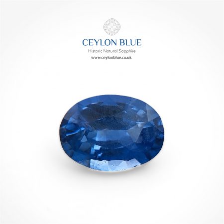 Cornflower-Blue-Sapphire-0.65ct Oval- CB 0100