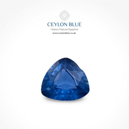 Cornflower Blue Sapphire 0.35ct Trillion - CB 0109