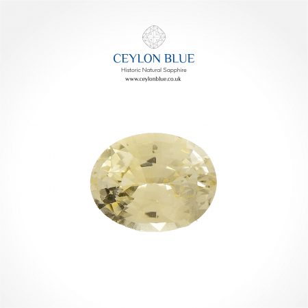 Yellow Sapphire 1.10ct Oval Shape - CB 0123