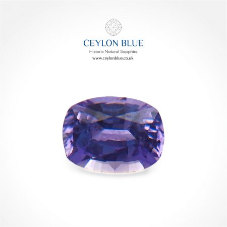 Purple Sapphire 0.60ct Long Cushion - CB 0131