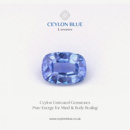 Blue Sapphire Unheated Cushion Shape-CB0277
