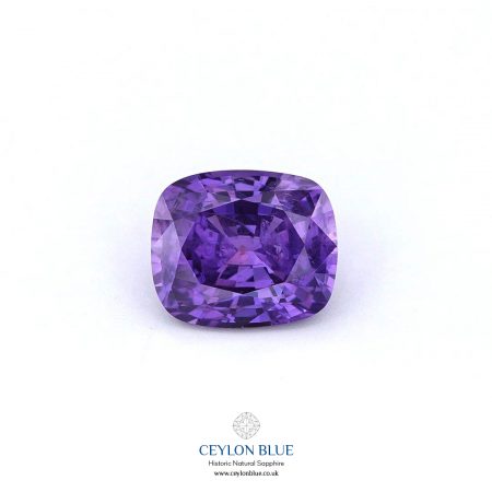 Purple Sapphire Unheated Cushion Shape 1.40ct CB 0241