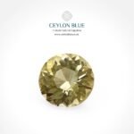 Gin Yellow Sapphire 0.60ct Round Shape - CB 0008