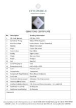 Pure White Sapphire Octagon 0.50ct - CB 0010 - Image 3