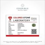 Yellowish Green Zircon 1.54ct Cushion Shape - CB 0015 - Image 4