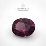Purple Almandine Garnet 0.83Ct Oval Shape - CB 0016