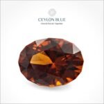Orange Hessonite Garnet 2.50ct Oval Shape - CB 0053
