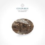 Peach Champagne Zircon 3.40ct Oval Shape - CB 0059