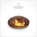 Brownish Yellow Zircon 3.45ct Oval Shape - CB 0061 - Image 2