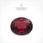 Red Almandine Garnet 1.95ct Oval Shape - CB 0085