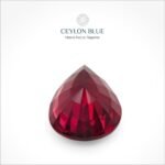 Red Almandine Garnet 2.70ct Pear Shape - CB 0087 - Image 2