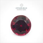 Red Almandine Garnet 2.10ct Round Shape - CB 0093