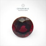 Red Almandine Garnet 2.90ct Round Shape - CB 0095
