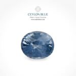 Sky Blue Sapphire 0.90ct Oval - CB 0114