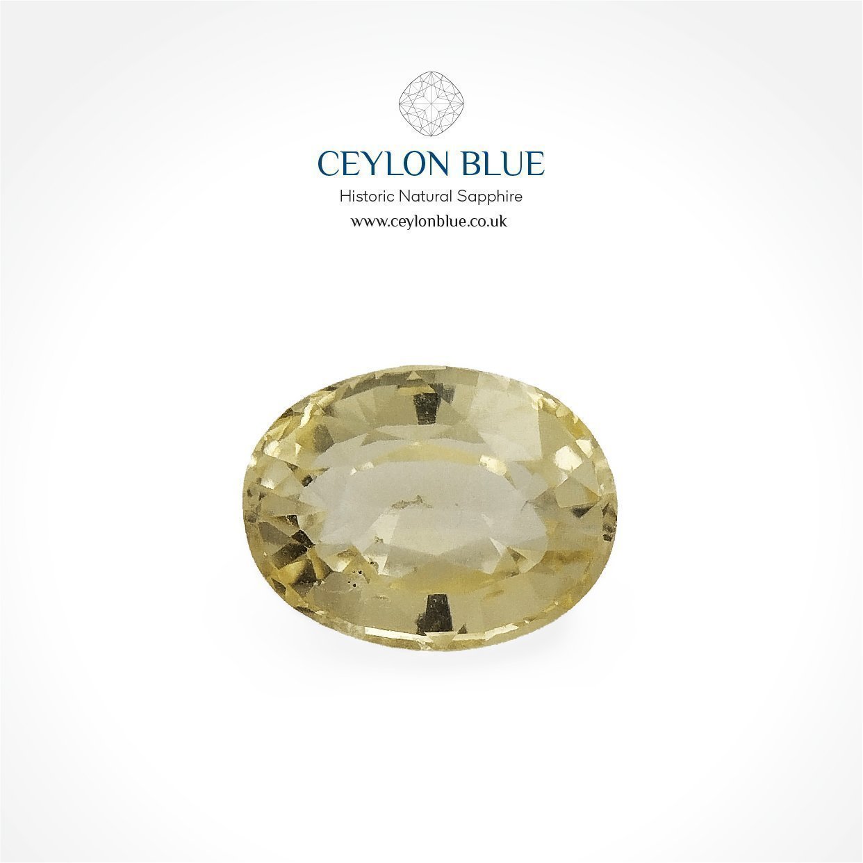 CB-0126-Light-Yellow-Sapphire-Oval-1p10-Ceylon-Blue-Sapphires-1-1-1-1-1-1-1-1-1-1-1-1-1-1-1-1-1-1-1-1-1-1-1-1-1-1-1-1-1-1-1-1-1-1-1-1 Yellow Sapphire 1.10ct Oval Shape - CB 0126 - Image 1