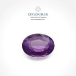Purple Sapphire 0.50ct Oval - CB 0134