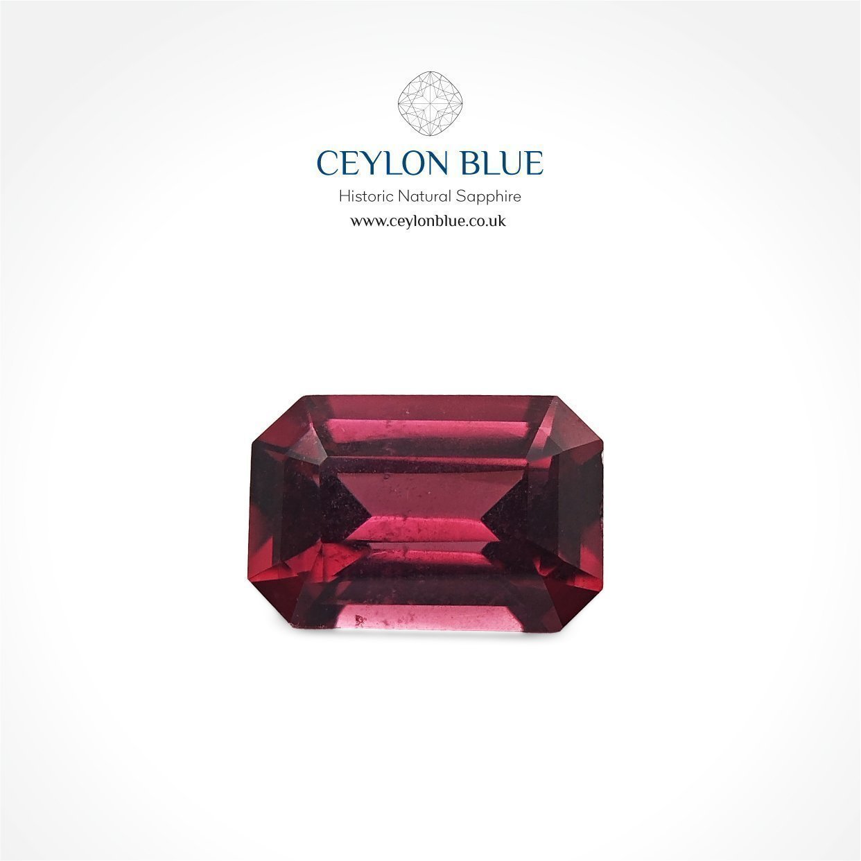 CB-0155-Rhodolite-Garnet-Long-Octagon-Pinkish-Red-Garnet-1p15_Ceylon-Blue-Sapphire-Gems-01-1-1-1-1-1-1-1-1-1-1-1-1-1-1-1-1-1-1-1-1-1-1-1-1-1-1-1-1-1-1-1-1-1-1 Almandine Garnet Octagon Red 1.15 - CB 0155 - Image 1