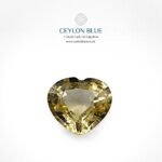 Yellow Sapphire 1.12ct Heart Shape - CB 0162