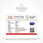 Blue Sapphire 1.00ct Cushion Shape - CB 0163 - Image 4