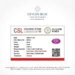 Pink Sapphire 0.85ct Oval Shape - CB 0166 - Image 3