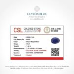 Royal Blue Sapphire 1.58ct Oval Shape - CB 0168 - Image 3