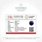 Deep Blue Sapphire 1.46ct Round Shape - CB 0169 - Image 3