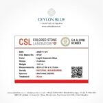 Aquamarine 1.97ct Greenish Blue Pear Shape - CB 0171 - Image 3