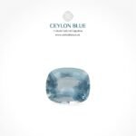 Aquamarine 1.43ct Greenish Blue Cushion Shape - CB 0173