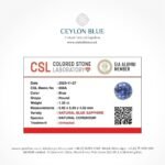 Sky Blue Sapphire 1.30ct Round Shape Unheated- CB 0177 - Image 5