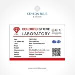 Cornflower Blue Sapphire 0.47ct Oval Shape – CB 0004-C1 - Image 4