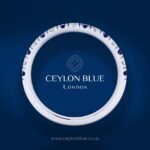 Kate’s Eternity Ring - 10ct White Gold Brilliant Cut Untreated Blue Sapphires & Natural Diamonds - Image 6