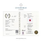 Ruby Gemstone Ceylon Royal Red Ruby 2.50 Ct - CB 0328 Natural Unheated - Image 5
