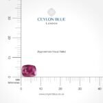Ruby Gemstone Ceylon Royal Red Ruby 2.50 Ct - CB 0328 Natural Unheated - Image 4