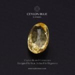 Natural Unheated Yellow Sapphire – 1.98ct Oval Cut Loose Gemstone (CB 0333) - Image 2