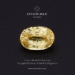 Natural Unheated Yellow Sapphire – 1.98ct Oval Cut Loose Gemstone (CB 0333)