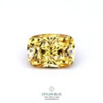 Yellow Zircon Unheated Cushion Shape 5.23ct CB 0245
