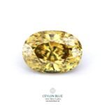 Yellow Zircon Unheated Oval Shape 5.58ct CB 0250