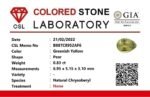 Greenish Yellow Chrysoberyl 0.83ct Pear Shape - CB 0029 - Image 6